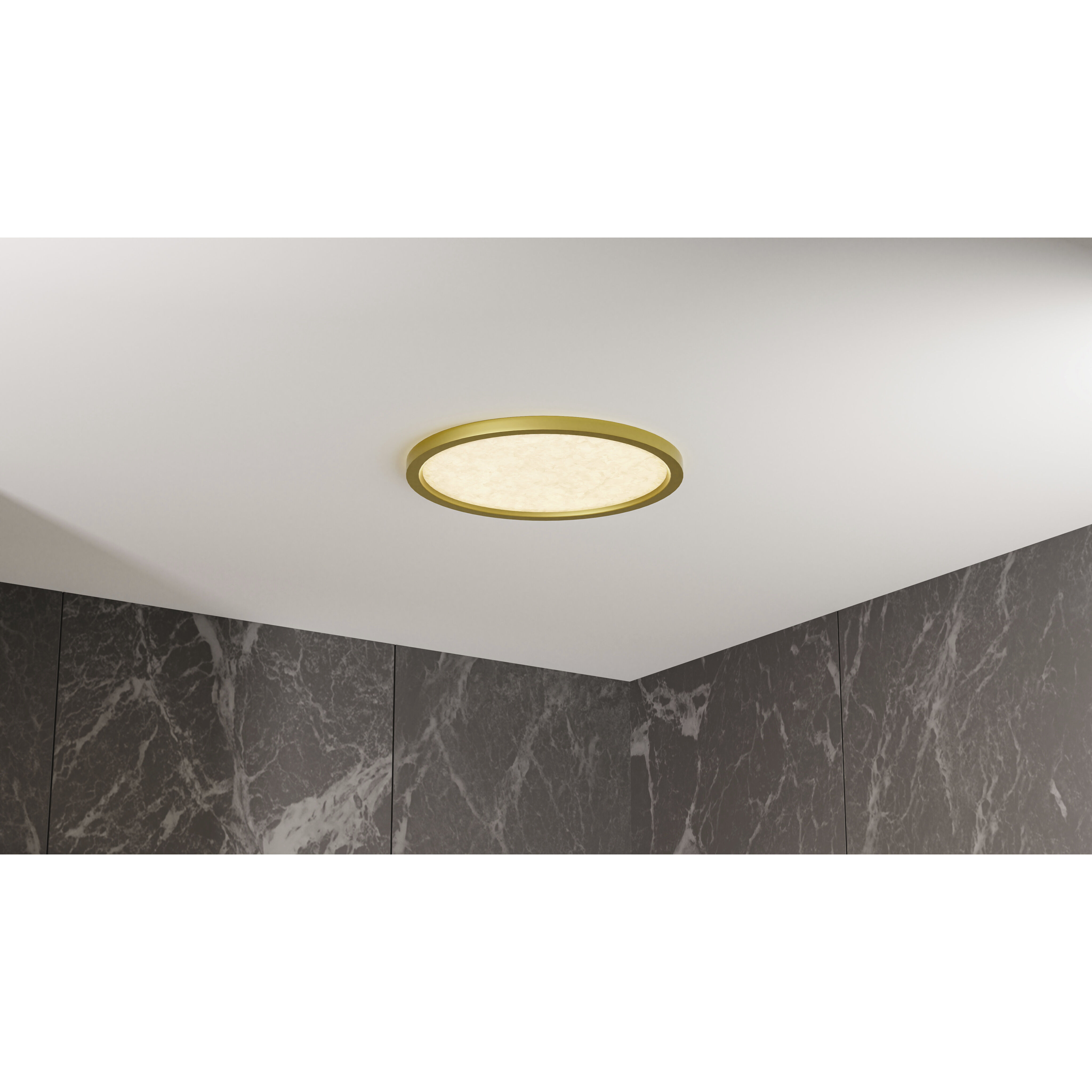 Outskirts LED 20 inch Brushed Gold Flush Mount Ceiling Light, Large