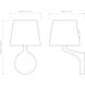 Millie 1 Light 7.28 inch Antique Brass Bathroom Wall Light