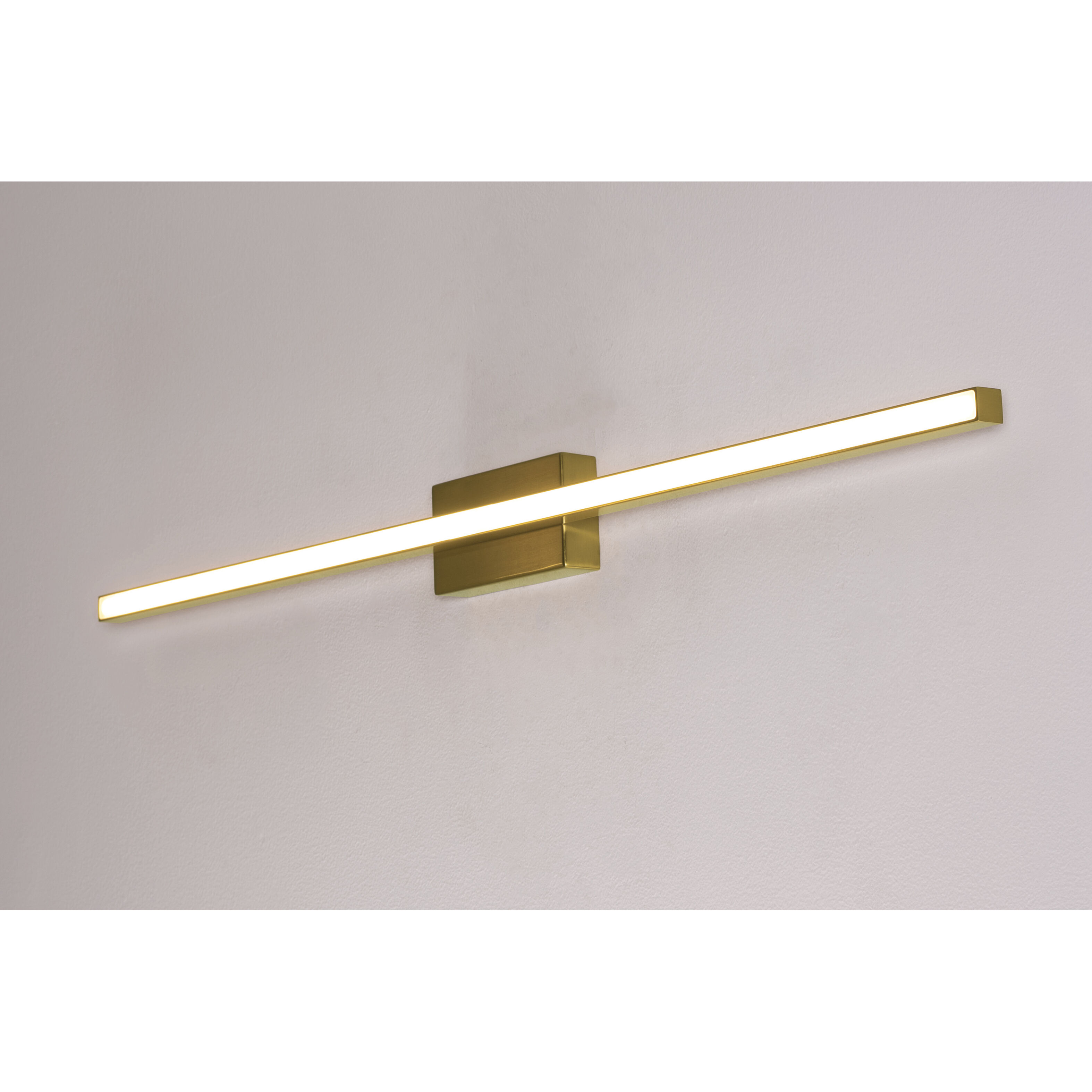 Barlow Vanity Light Wall Light in Satin Brass