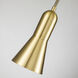 Etoile 1 Light 5.25 inch Aged Brass Pendant Ceiling Light, Small