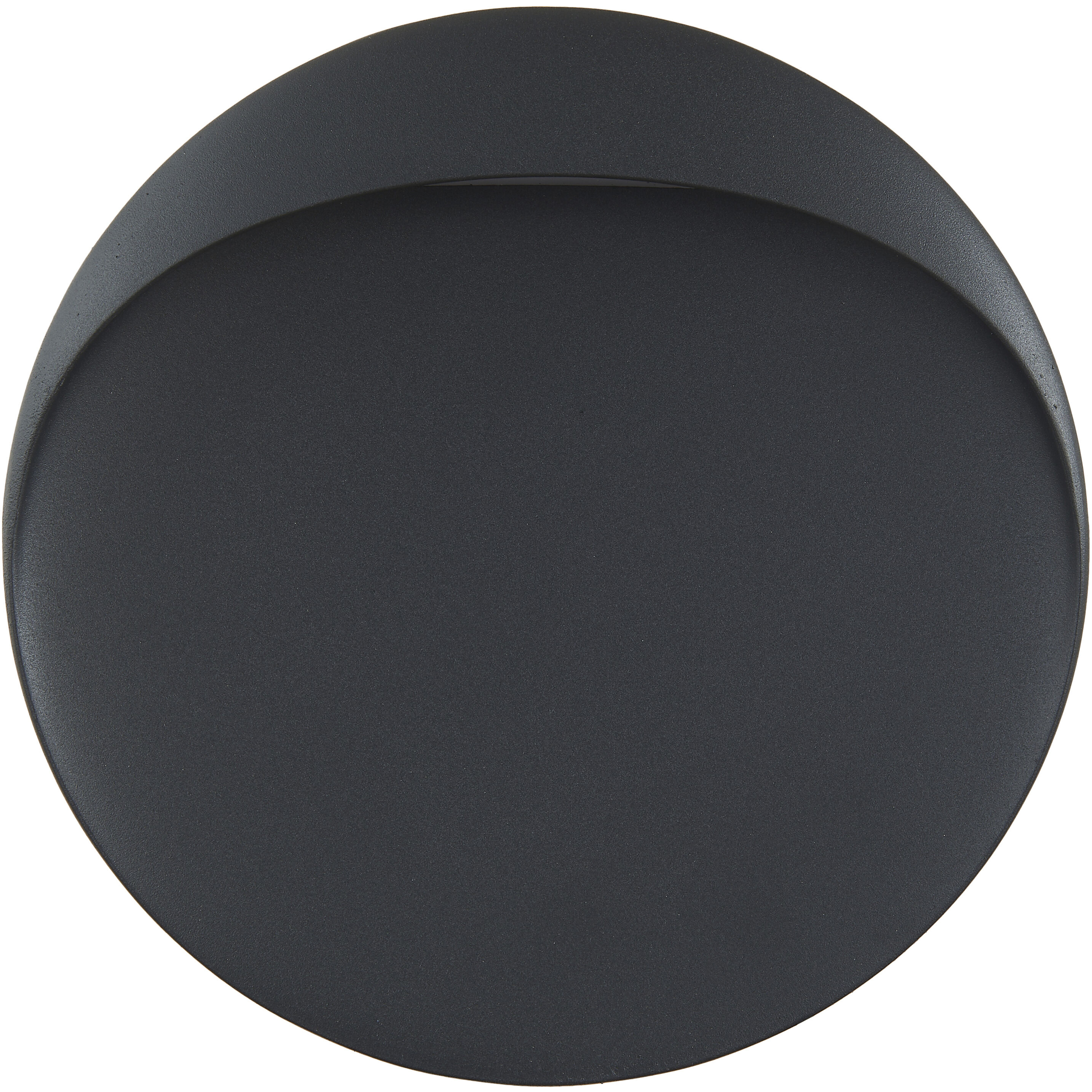 Sol LED Matte Black Outdoor Wall Light