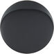 Sol LED Matte Black Outdoor Wall Light