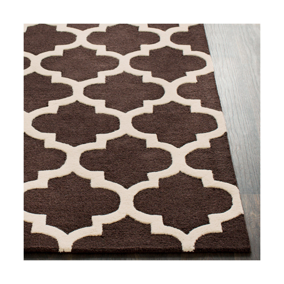 Pollack 120 X 27 inch Dark Brown Indoor Runner, Runner