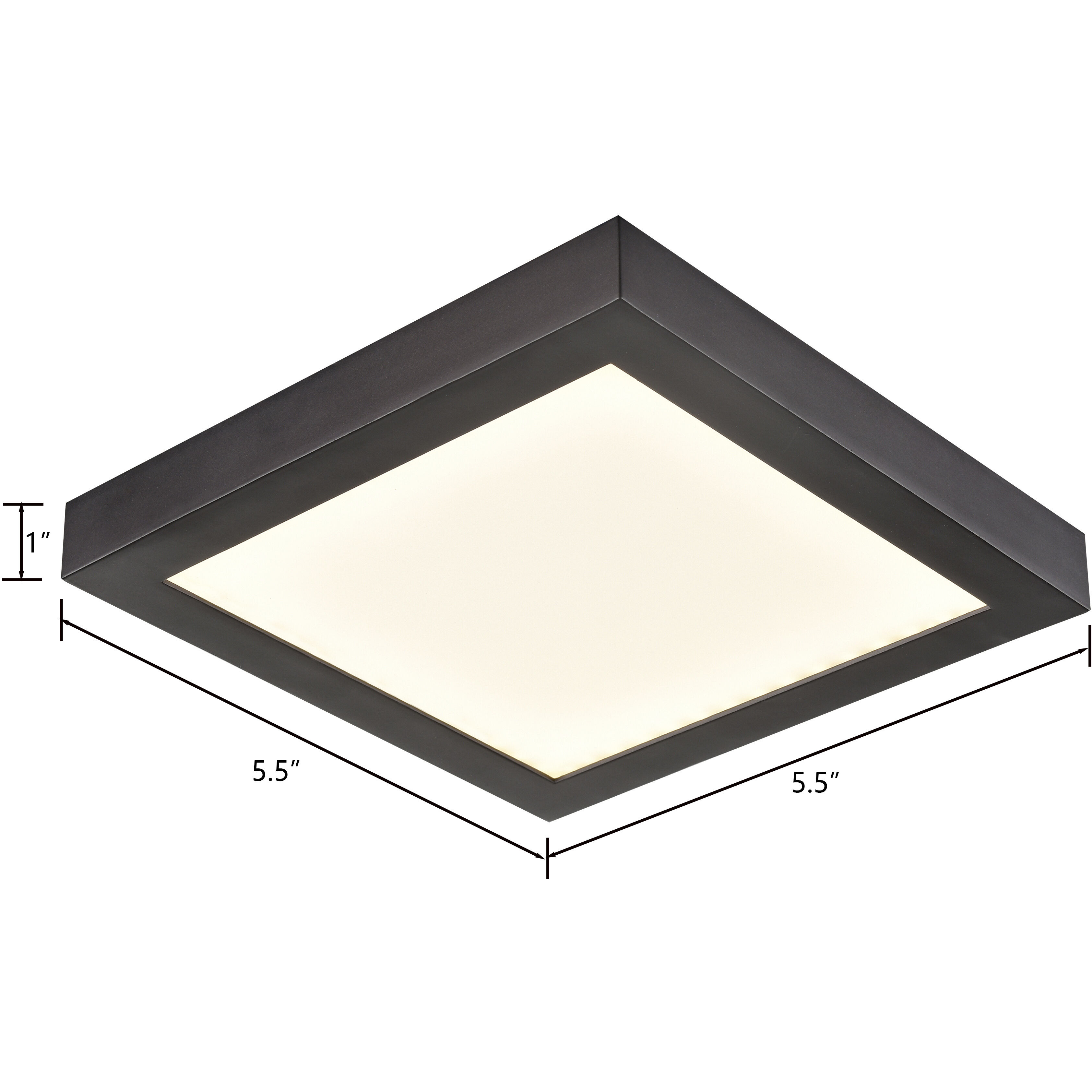 Titan Integrated LED Oil Rubbed Bronze Down Light