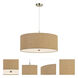 Addison 3 Light 24 inch Burlap Pendant Ceiling Light