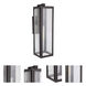 Elm 1 Light 25 inch Dark Bronze Outdoor Wall Lamp, Large