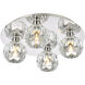 Graham 4 Light 14 inch Chrome Flush Mount Ceiling Light