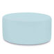 Universal 18 inch Seascape Breeze Outdoor Round Ottoman with Slipcover
