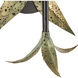 Lowcountry 1 Light Palmetto and Darkened Bronze Wall Sconce Wall Light