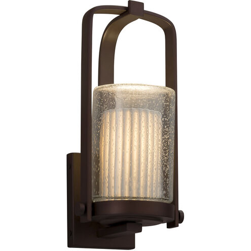 Limoges 1 Light 12.5 inch Matte Black Outdoor Wall Sconce in Bamboo, Incandescent