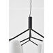 Canada 8 Light 37 inch Black & White Chandelier Ceiling Light