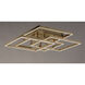 Traverse LED LED 31 inch Champagne Flush Mount Ceiling Light