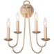 Kiera Wall Sconce Wall Light in Modern Gold