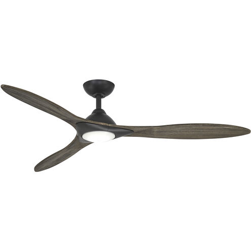 Sleek 60 inch Oil Rubbed Bronze with Seasoned Wood Blades Ceiling Fan
