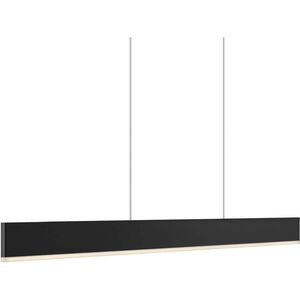 Beam LED 2 inch Black Pendant Ceiling Light, Slim Linear