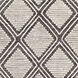 Bedouin 120 X 96 inch Black/Cream Handmade Rug in 8 x 10, Rectangle