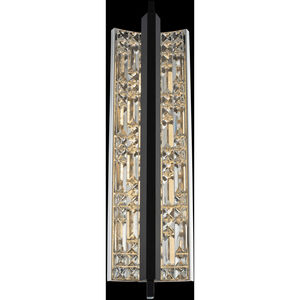 Capuccio LED 6 inch Matte Black with Chrome Wall Sconce Wall Light