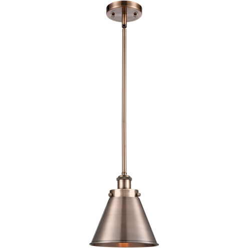 Ballston Appalachian 1 Light 7 inch Antique Copper Pendant Ceiling Light