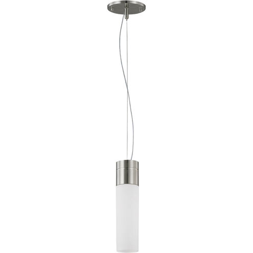 Link 1 Light 3 inch Brushed Nickel Pendant Ceiling Light