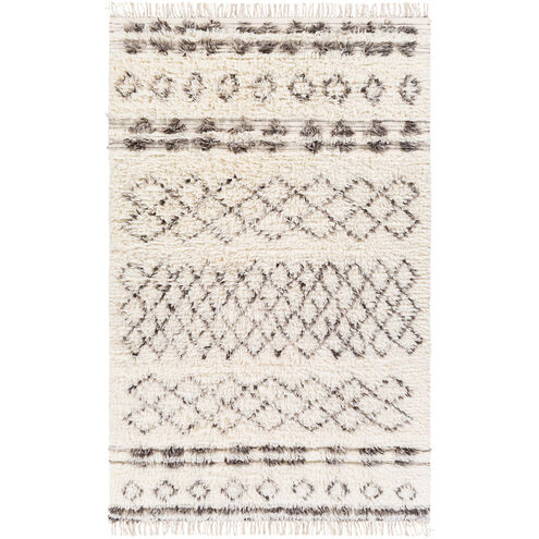 Tulum 36 X 24 inch Cream/Medium Gray/Taupe/Dark Brown Rugs, Rectangle