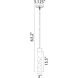 Mamadim 1 Light 5.13 inch Aged Brass Mini Pendant Ceiling Light