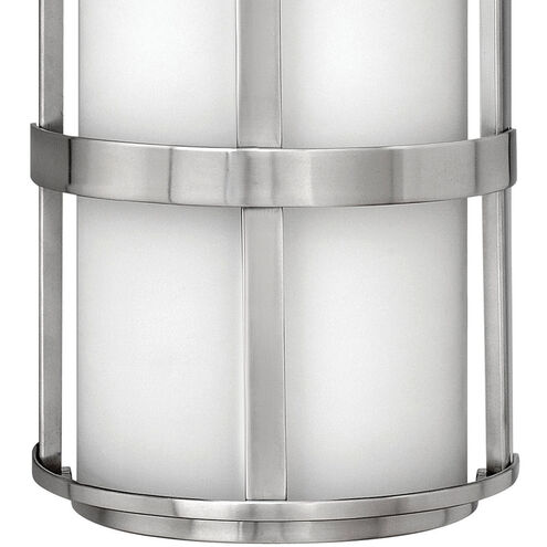 Saturn 2 Light 21 inch Stainless Steel Outdoor Wall Lantern in Incandescent, Large