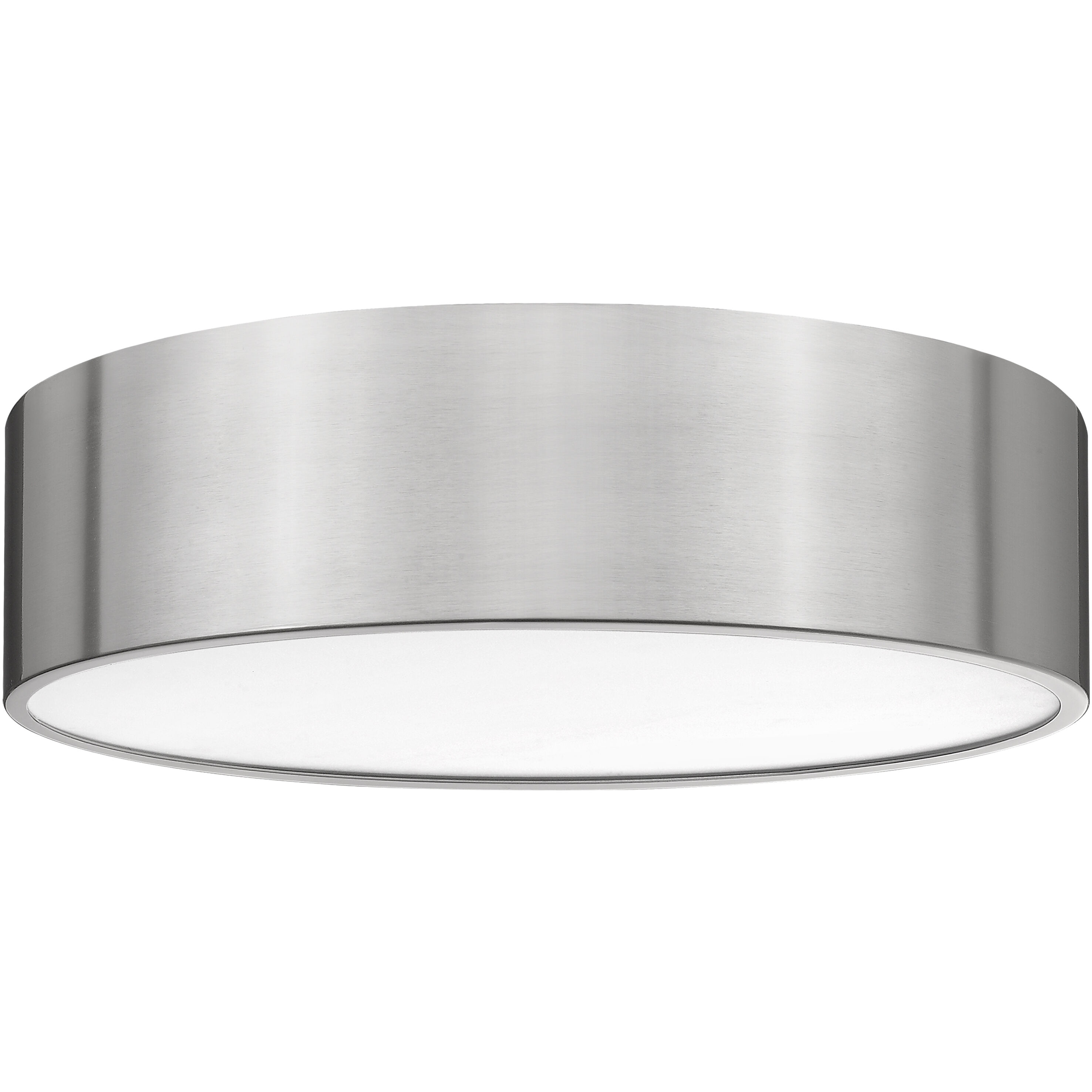 Harley 4 Light 20 inch Brushed Nickel Flush Mount Ceiling Light