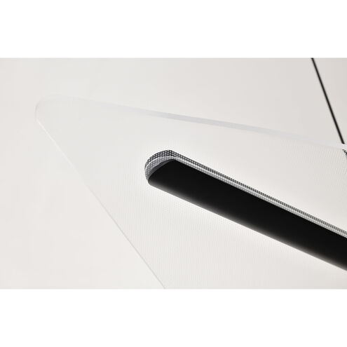 Geneva LED 11.75 inch Matte Black Pendant Ceiling Light