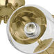 Celeste 6 Light 30.5 inch Modern Brass Flushmount Ceiling Light