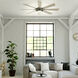Burlington 26.57 inch Slate Gray with Weathered Gray-Oak Blades Ceiling Fan