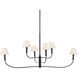 Eadie 6 Light 6 inch Black Chandelier Ceiling Light