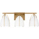 Sean Lavin Norman 3 Light 24.25 inch Bathroom Vanity Light