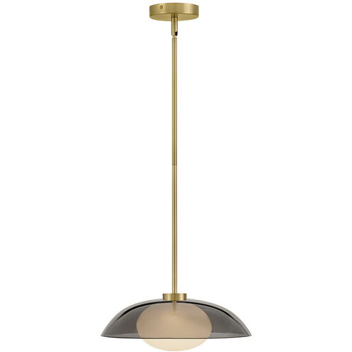 Jace LED 14 inch Lacquered Brass Pendant Ceiling Light
