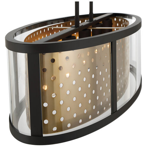 Grado 5 Light 14 inch Gold Pendant Ceiling Light