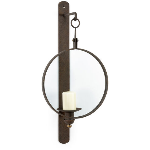 Chelsea House 14 inch Bronze/Clear Sconce Wall Light