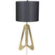 Candis 29 inch 60.00 watt Antique Brass Table Lamp Portable Light