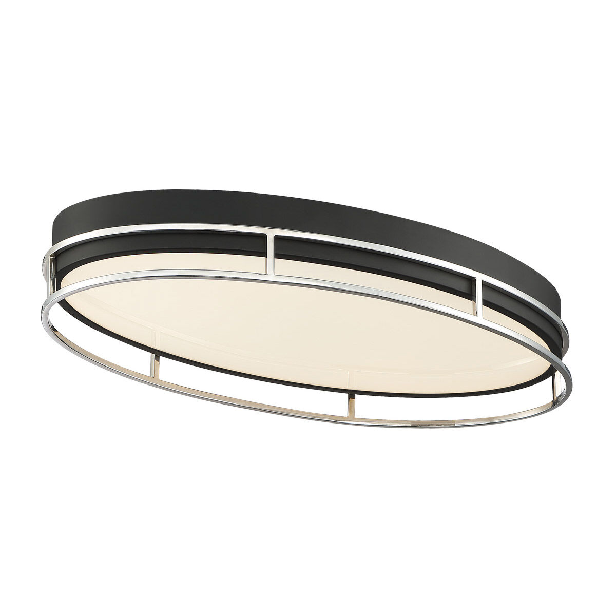 Grafice LED 14 inch Chrome Flush Mount Ceiling Light