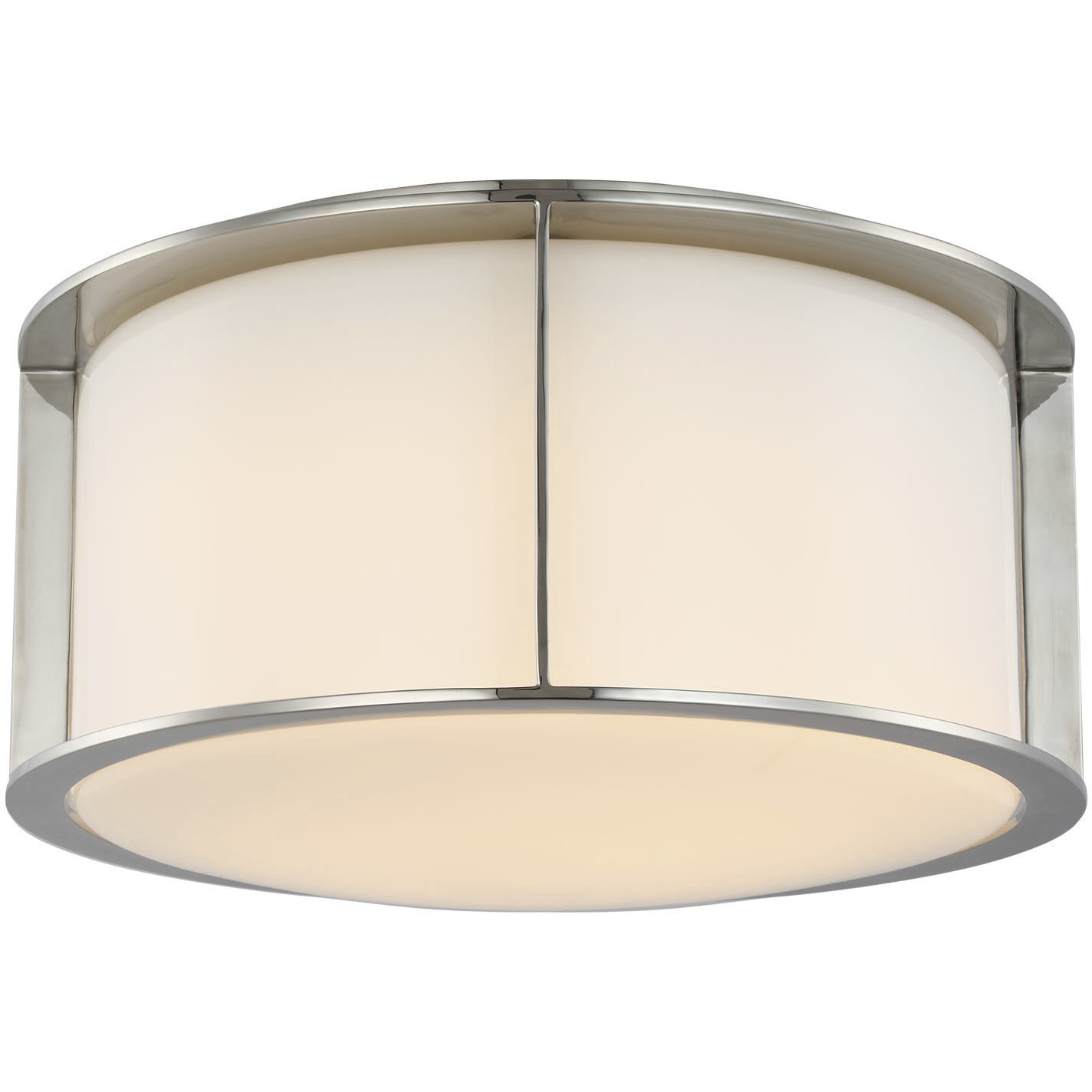 Barbara Barry Phinn LED 13 inch Polished Nickel Flush Mount Ceiling Light