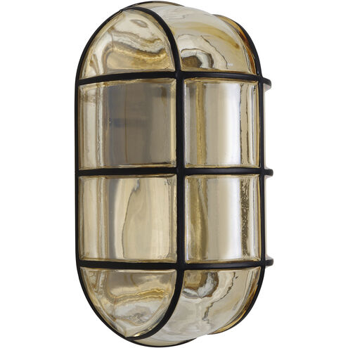 Togo 1 Light 9.5 inch Black Outdoor Sconce
