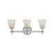 Amabelle 3 Light 23.5 inch Chrome Vanity Light Wall Light