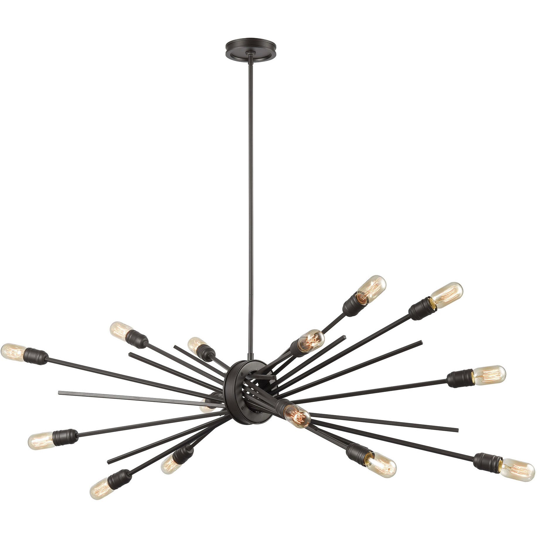 Xenia 14 Light 54 inch Oil Rubbed Bronze Chandelier Ceiling Light