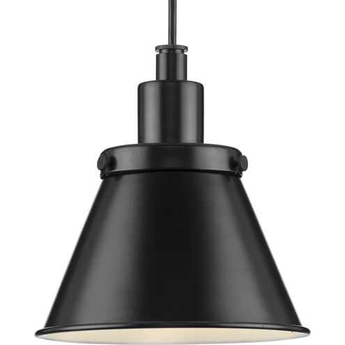 Hinton 1 Light 8.25 inch Matte Black Mini-Pendant Ceiling Light