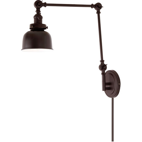 Soho 33 inch 100 watt Oil Rubbed Bronze Swing Arm Wall Sconce Wall Light