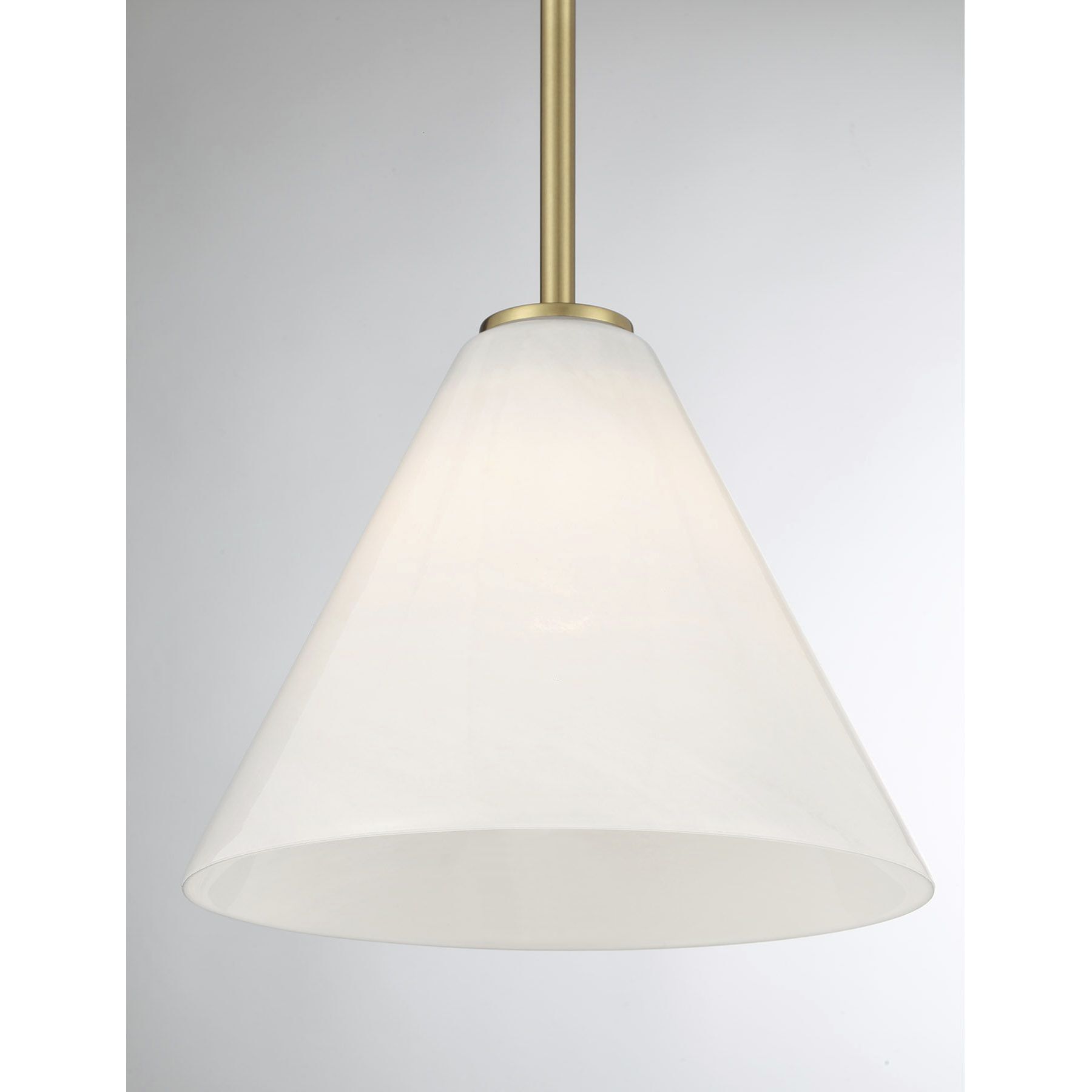 Blair 1 Light 10 inch Warm Brass Mini-Pendant or Semi-Flush Ceiling Light