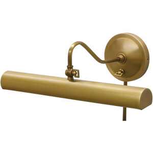 Library 2 Light 16 inch Weathered Brass Wall Lamp Wall Light