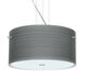 Tamburo LED Satin Nickel Pendant Ceiling Light in Titan Glass