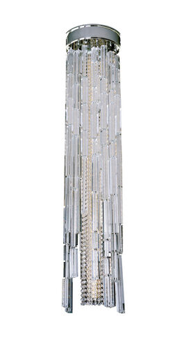 Zurbaran 9 Light 14.5 inch Chrome Flush Mount Ceiling Light