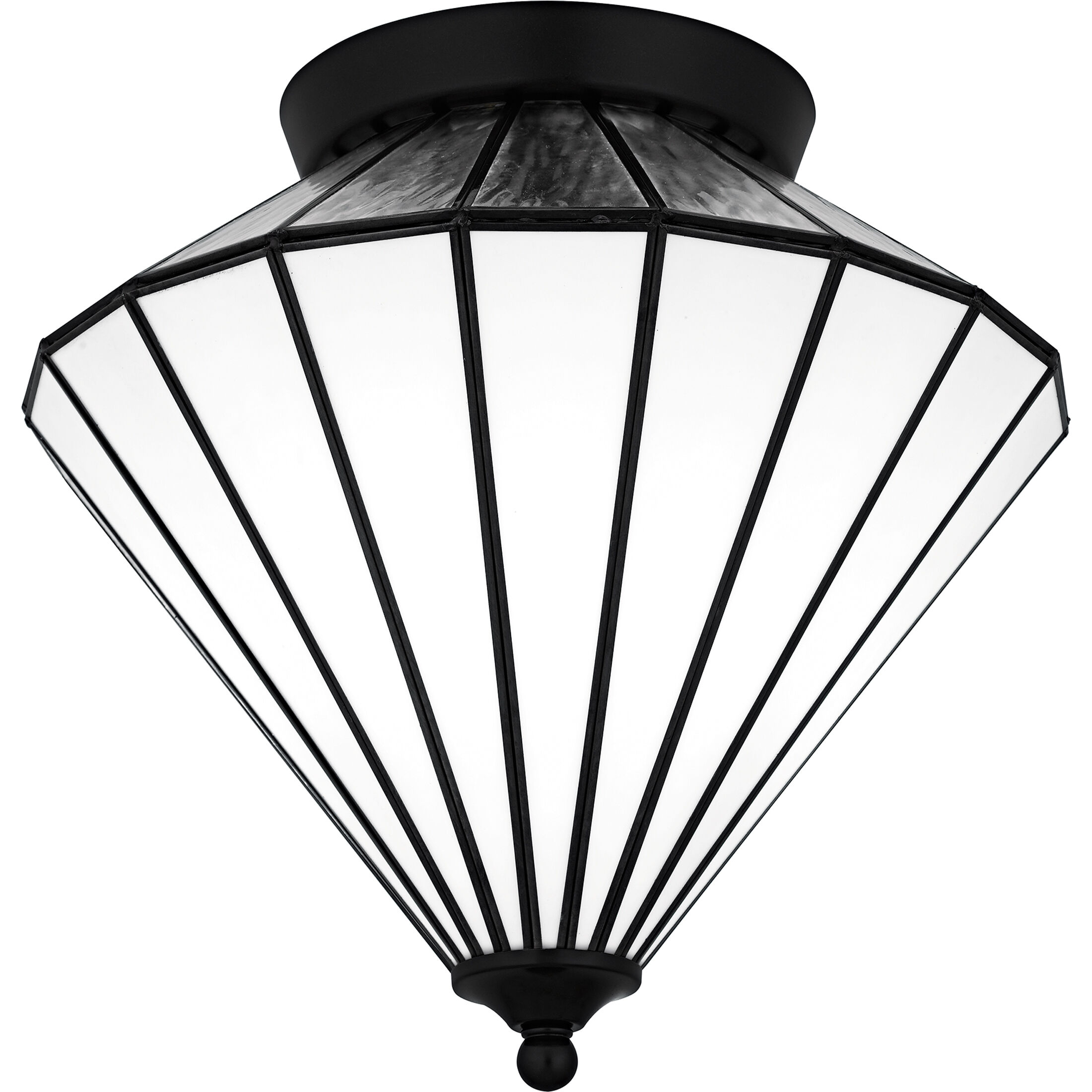 Liam 3 Light 15.25 inch Matte Black Flush Mount Ceiling Light, Medium