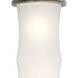 Kane 1 Light 5 inch Smokey Taupe with Polished Nickel Pendant Ceiling Light in Smoky Taupe