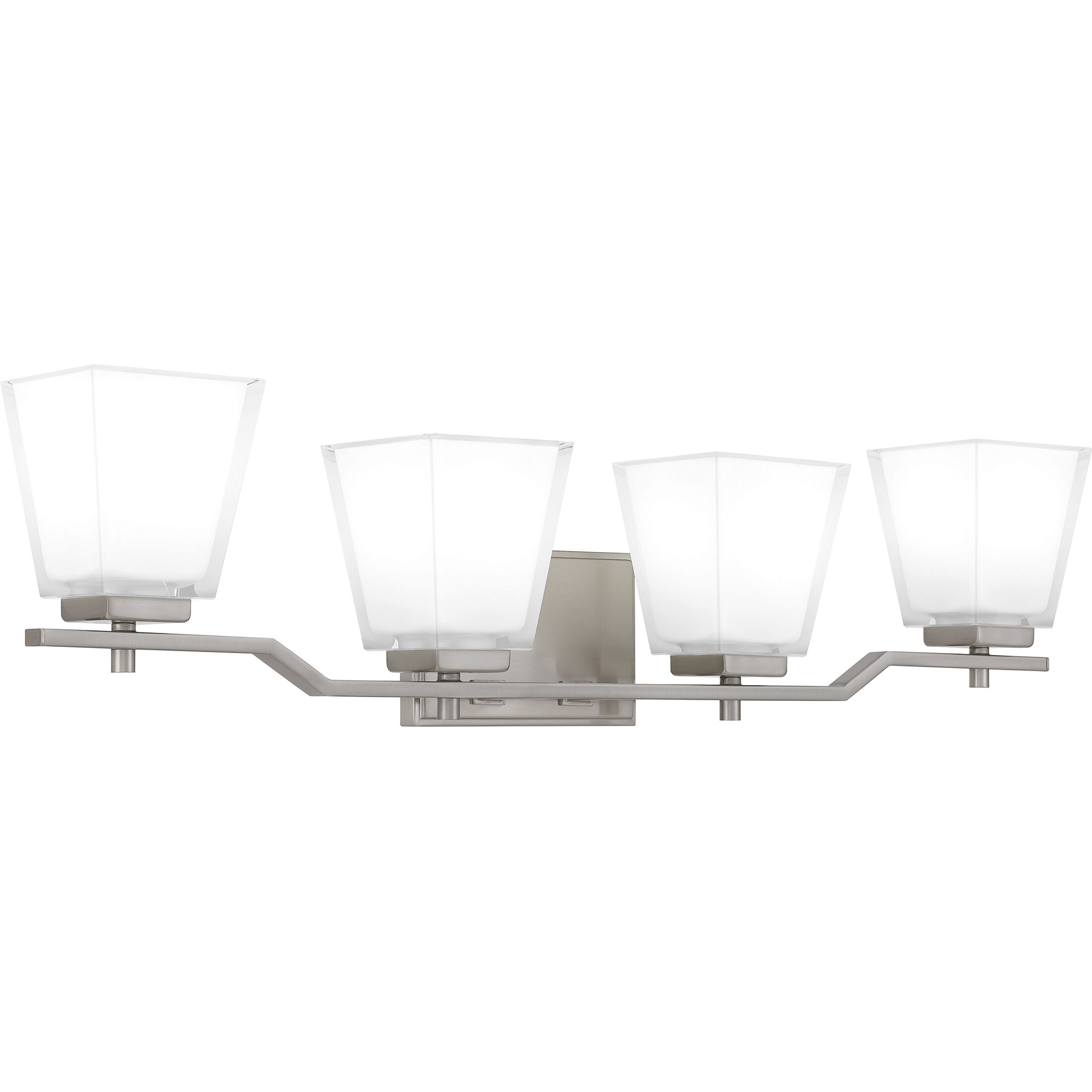 Myra 4 Light 30.75 inch Brushed Nickel Bath Light Wall Light, Extra Large